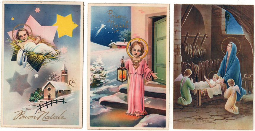 Cartolina Buon Natale / anno. Frohe Weihnachten / Neues Jahr. Merry Christmas & Happy New Year | Collezionissimo