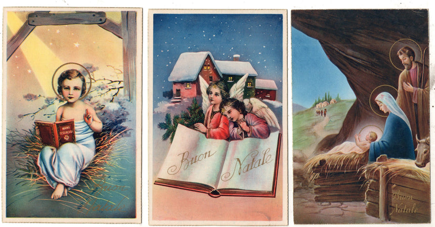 Cartolina Buon Natale / anno. Frohe Weihnachten / Neues Jahr. Merry Christmas & Happy New Year | Collezionissimo