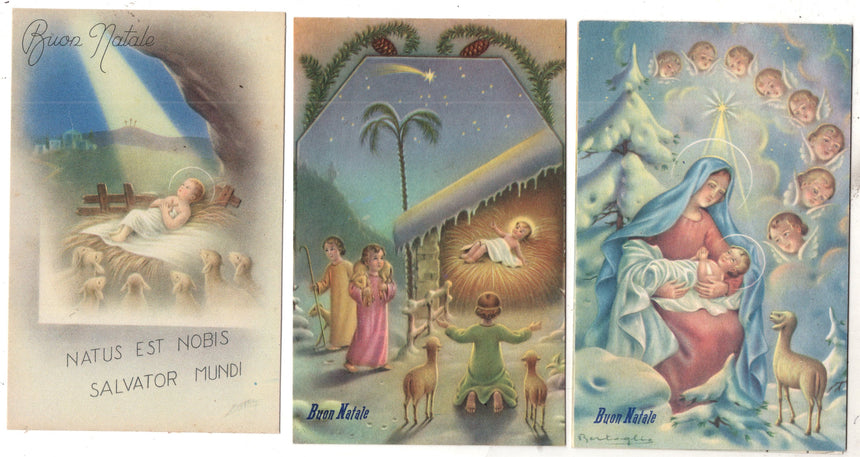 Cartolina Buon Natale / anno. Frohe Weihnachten / Neues Jahr. Merry Christmas & Happy New Year | Collezionissimo