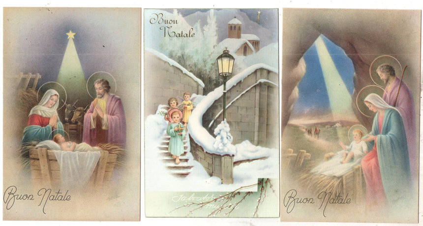 Cartolina Buon Natale / anno. Frohe Weihnachten / Neues Jahr. Merry Christmas & Happy New Year | Collezionissimo