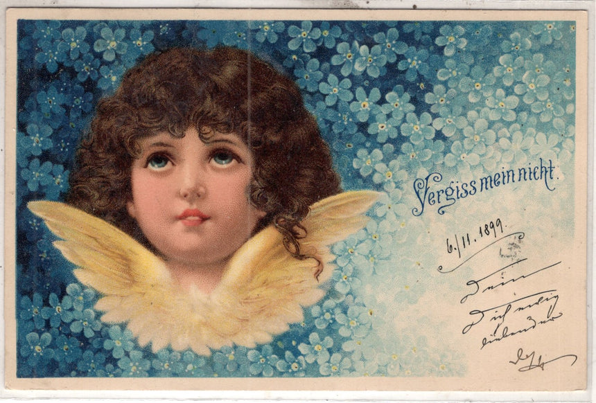 Cartolina Buon Natale / anno. Frohe Weihnachten / Neues Jahr. Merry Christmas & Happy New Year | Collezionissimo