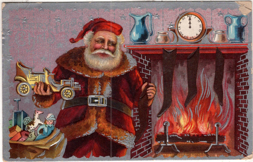 Cartolina Buon Natale / anno. Frohe Weihnachten / Neues Jahr. Merry Christmas & Happy New Year | Collezionissimo