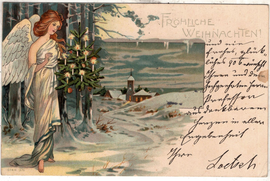 Cartolina Buon Natale / anno. Frohe Weihnachten / Neues Jahr. Merry Christmas & Happy New Year | Collezionissimo