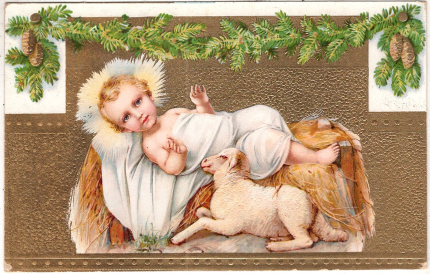 Cartolina Buon Natale / anno. Frohe Weihnachten / Neues Jahr. Merry Christmas & Happy New Year | Collezionissimo