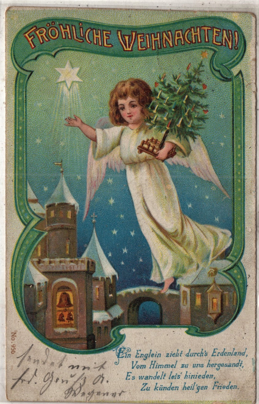 Cartolina Buon Natale / anno. Frohe Weihnachten / Neues Jahr. Merry Christmas & Happy New Year | Collezionissimo