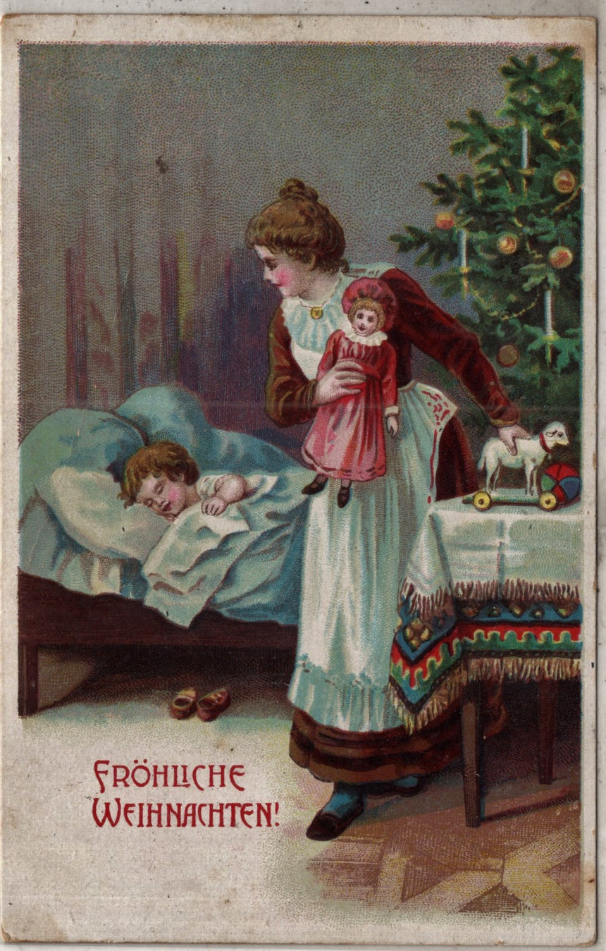 Cartolina Buon Natale / anno. Frohe Weihnachten / Neues Jahr. Merry Christmas & Happy New Year | Collezionissimo