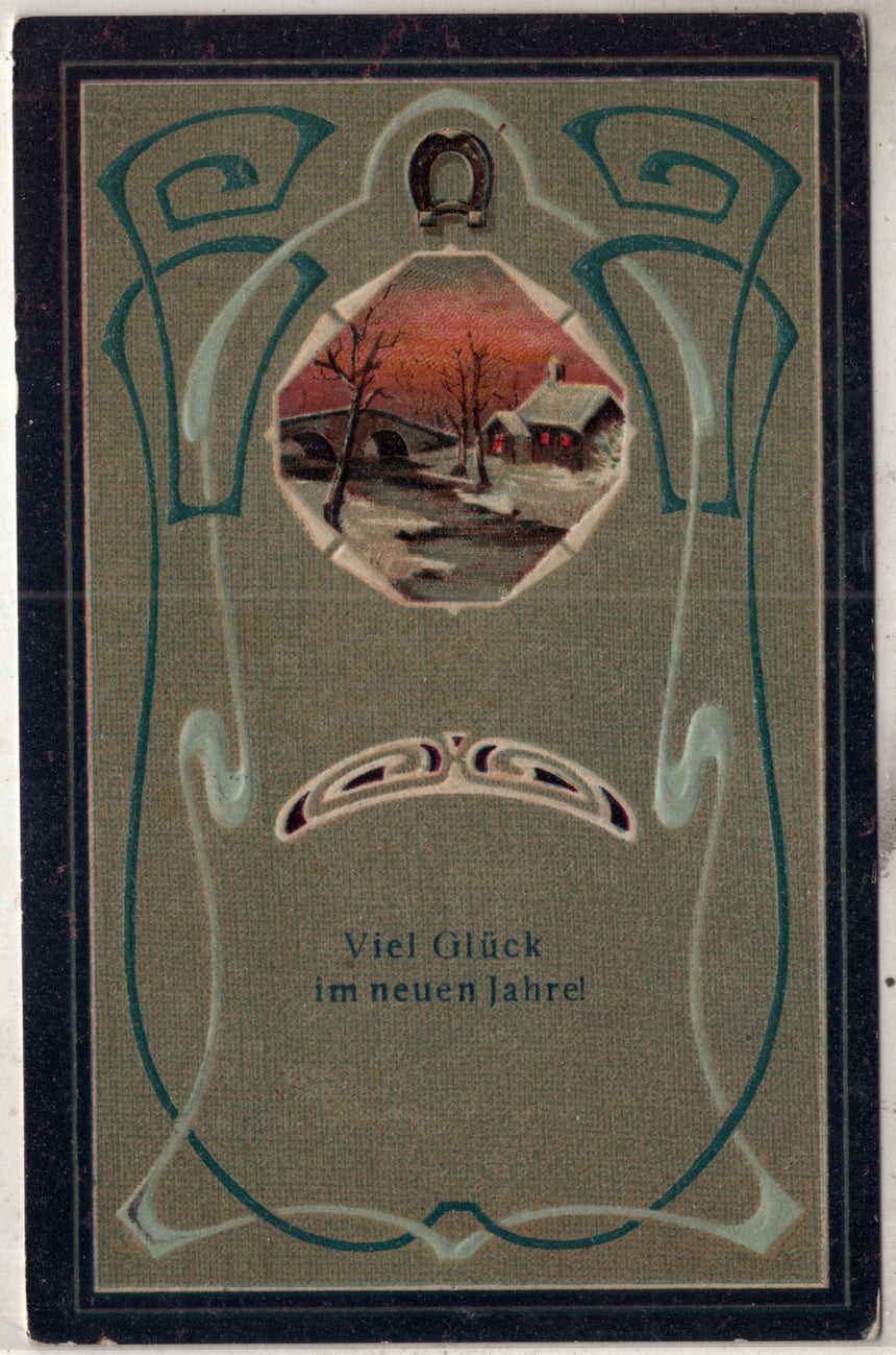 Cartolina Buon Natale / anno. Frohe Weihnachten / Neues Jahr. Merry Christmas & Happy New Year | Collezionissimo