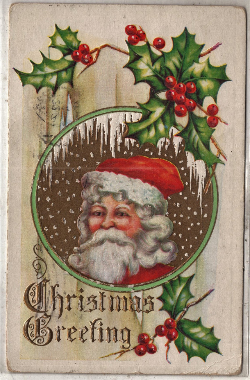 Cartolina Buon Natale / anno. Frohe Weihnachten / Neues Jahr. Merry Christmas & Happy New Year | Collezionissimo