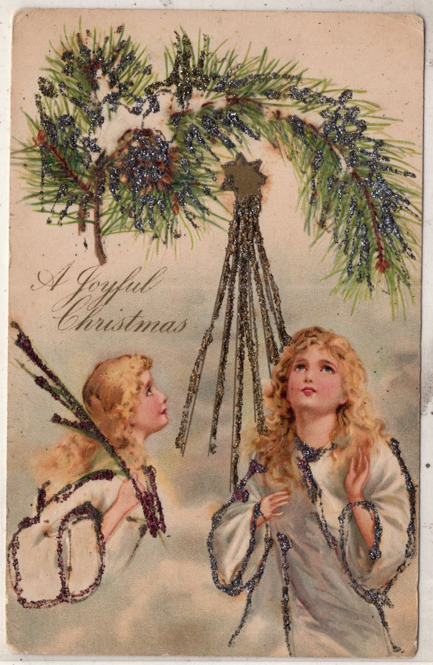 Cartolina Buon Natale / anno. Frohe Weihnachten / Neues Jahr. Merry Christmas & Happy New Year | Collezionissimo