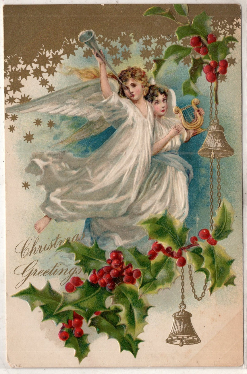 Cartolina Buon Natale / anno. Frohe Weihnachten / Neues Jahr. Merry Christmas & Happy New Year | Collezionissimo