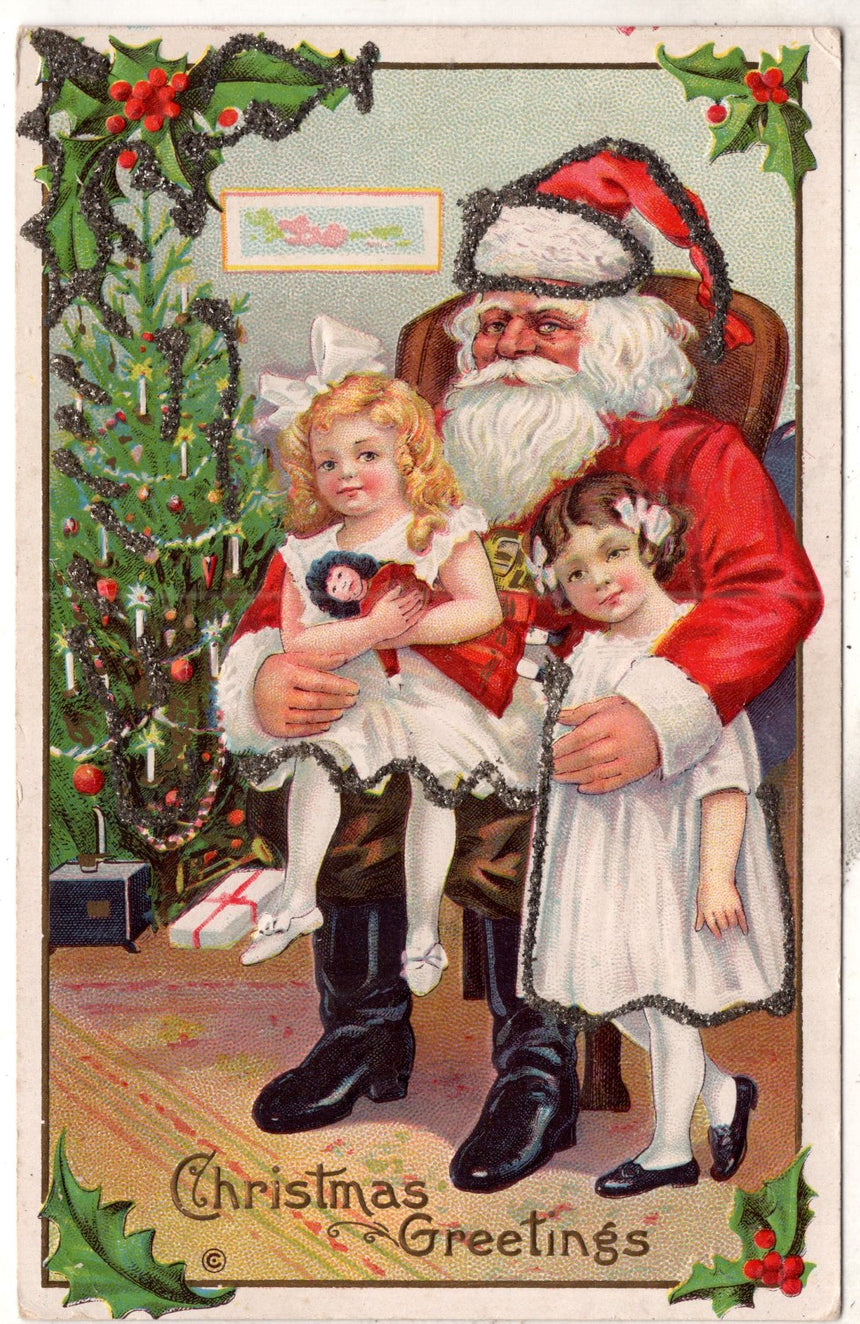 Cartolina Buon Natale / anno. Frohe Weihnachten / Neues Jahr. Merry Christmas & Happy New Year | Collezionissimo