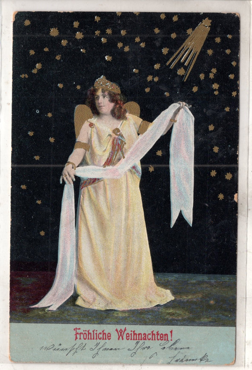 Cartolina Buon Natale / anno. Frohe Weihnachten / Neues Jahr. Merry Christmas & Happy New Year | Collezionissimo