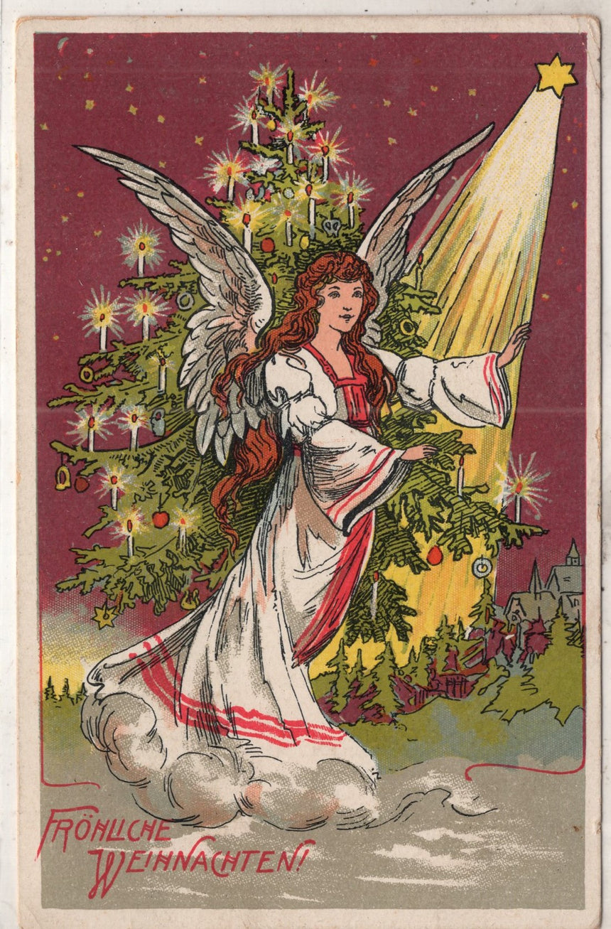 Cartolina Buon Natale / anno. Frohe Weihnachten / Neues Jahr. Merry Christmas & Happy New Year | Collezionissimo