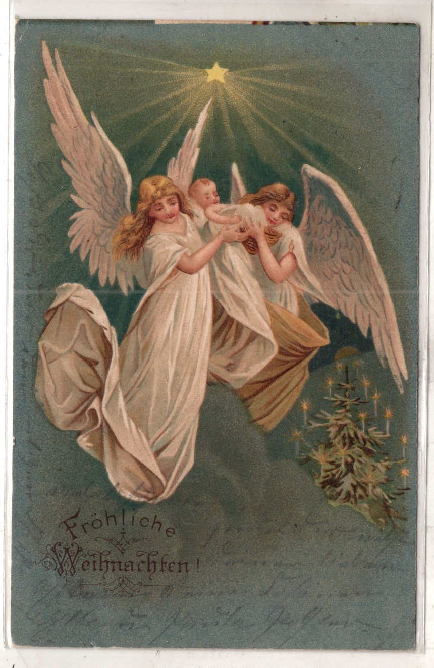 Cartolina Buon Natale / anno. Frohe Weihnachten / Neues Jahr. Merry Christmas & Happy New Year | Collezionissimo