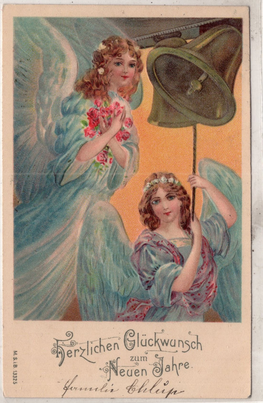 Cartolina Buon Natale / anno. Frohe Weihnachten / Neues Jahr. Merry Christmas & Happy New Year | Collezionissimo