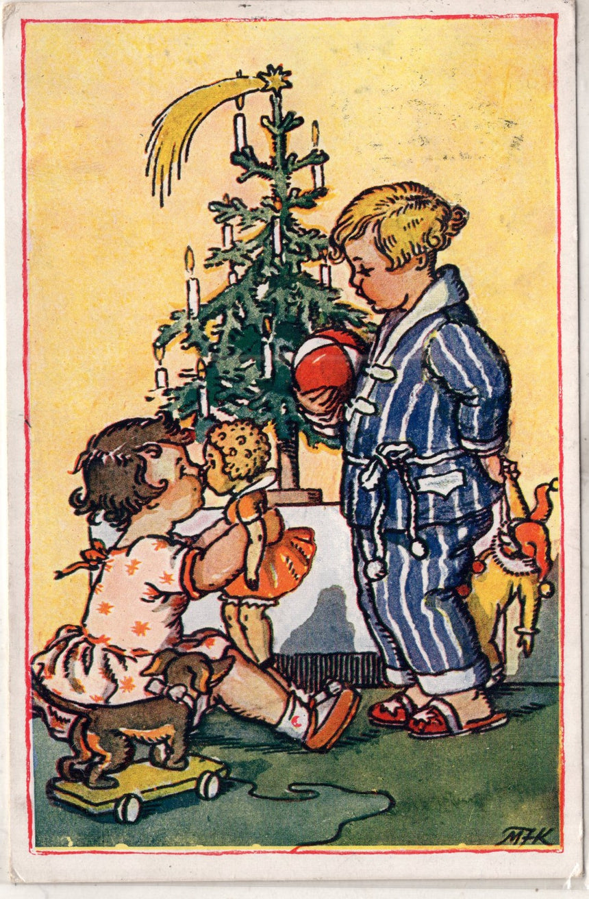 Cartolina Buon Natale / anno. Frohe Weihnachten / Neues Jahr. Merry Christmas & Happy New Year | Collezionissimo