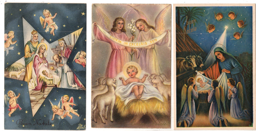 Cartolina Buon Natale / anno. Frohe Weihnachten / Neues Jahr. Merry Christmas & Happy New Year | Collezionissimo