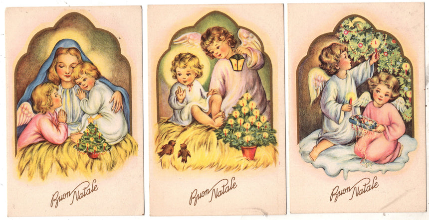 Cartolina Buon Natale / anno. Frohe Weihnachten / Neues Jahr. Merry Christmas & Happy New Year | Collezionissimo