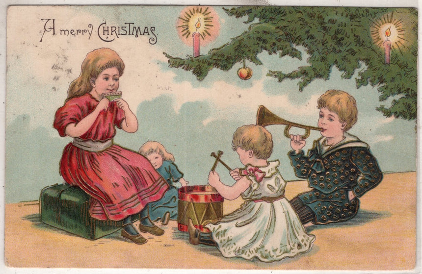 Cartolina Buon Natale / anno. Frohe Weihnachten / Neues Jahr. Merry Christmas & Happy New Year | Collezionissimo