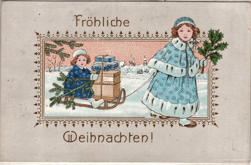 Cartolina Buon Natale / anno. Frohe Weihnachten / Neues Jahr. Merry Christmas & Happy New Year | Collezionissimo