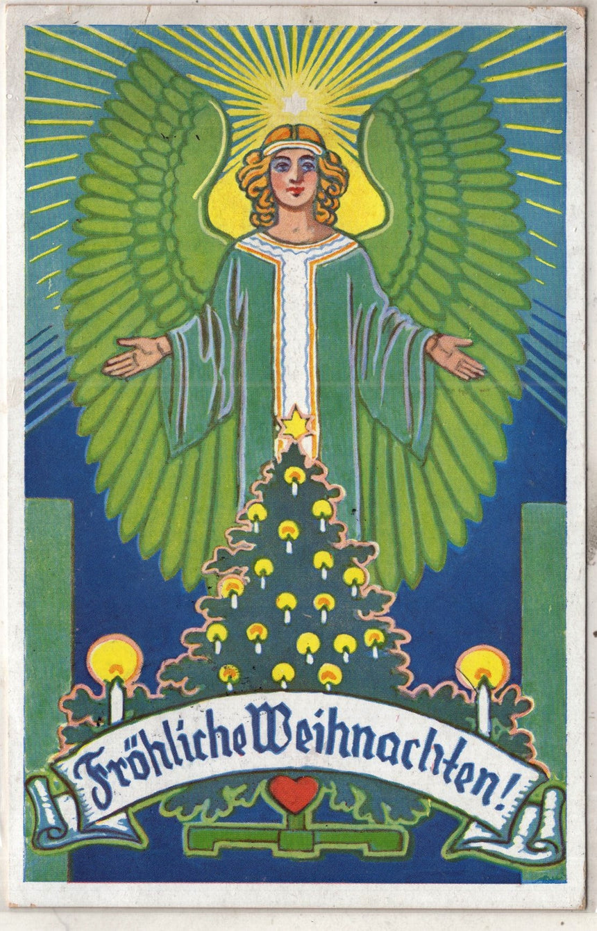 Cartolina Buon Natale / anno. Frohe Weihnachten / Neues Jahr. Merry Christmas & Happy New Year | Collezionissimo