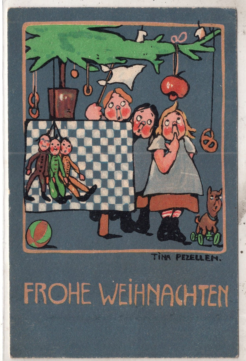 Cartolina Buon Natale / anno. Frohe Weihnachten / Neues Jahr. Merry Christmas & Happy New Year | Collezionissimo