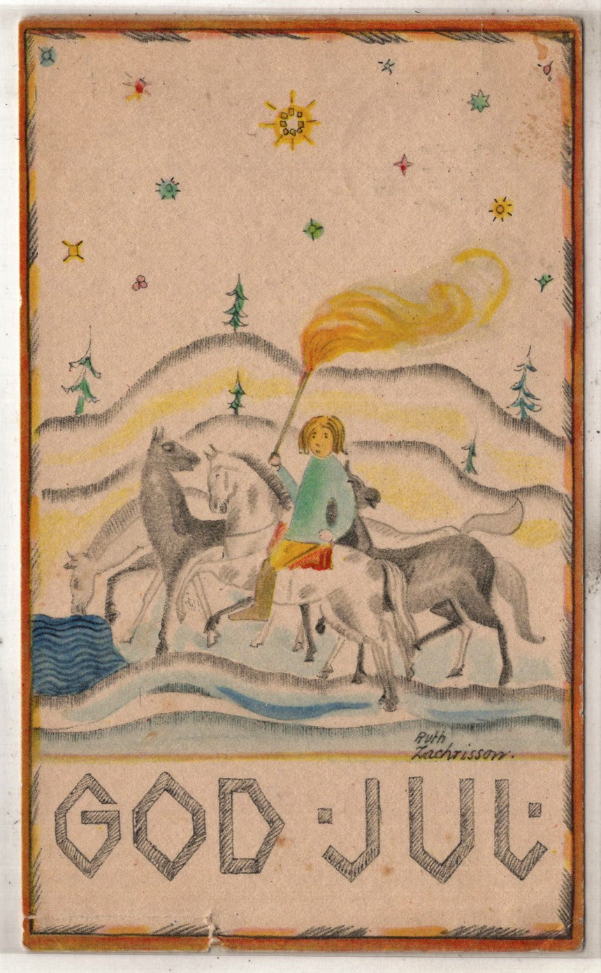 Cartolina Buon Natale / anno. Frohe Weihnachten / Neues Jahr. Merry Christmas & Happy New Year | Collezionissimo