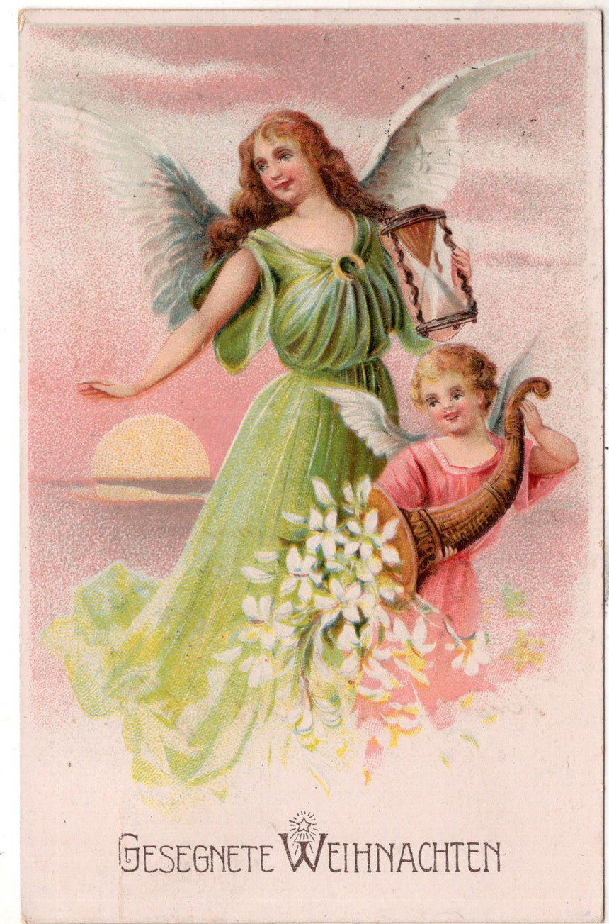 Cartolina Buon Natale / anno. Frohe Weihnachten / Neues Jahr. Merry Christmas & Happy New Year | Collezionissimo