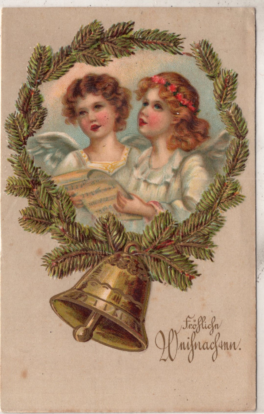 Cartolina Buon Natale / anno. Frohe Weihnachten / Neues Jahr. Merry Christmas & Happy New Year | Collezionissimo