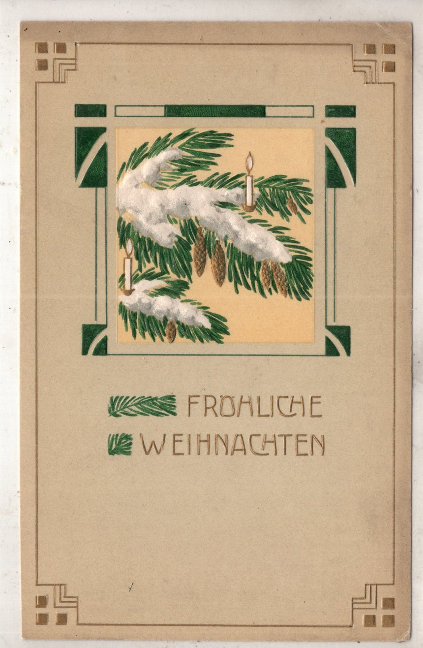 Cartolina Buon Natale / anno. Frohe Weihnachten / Neues Jahr. Merry Christmas & Happy New Year | Collezionissimo