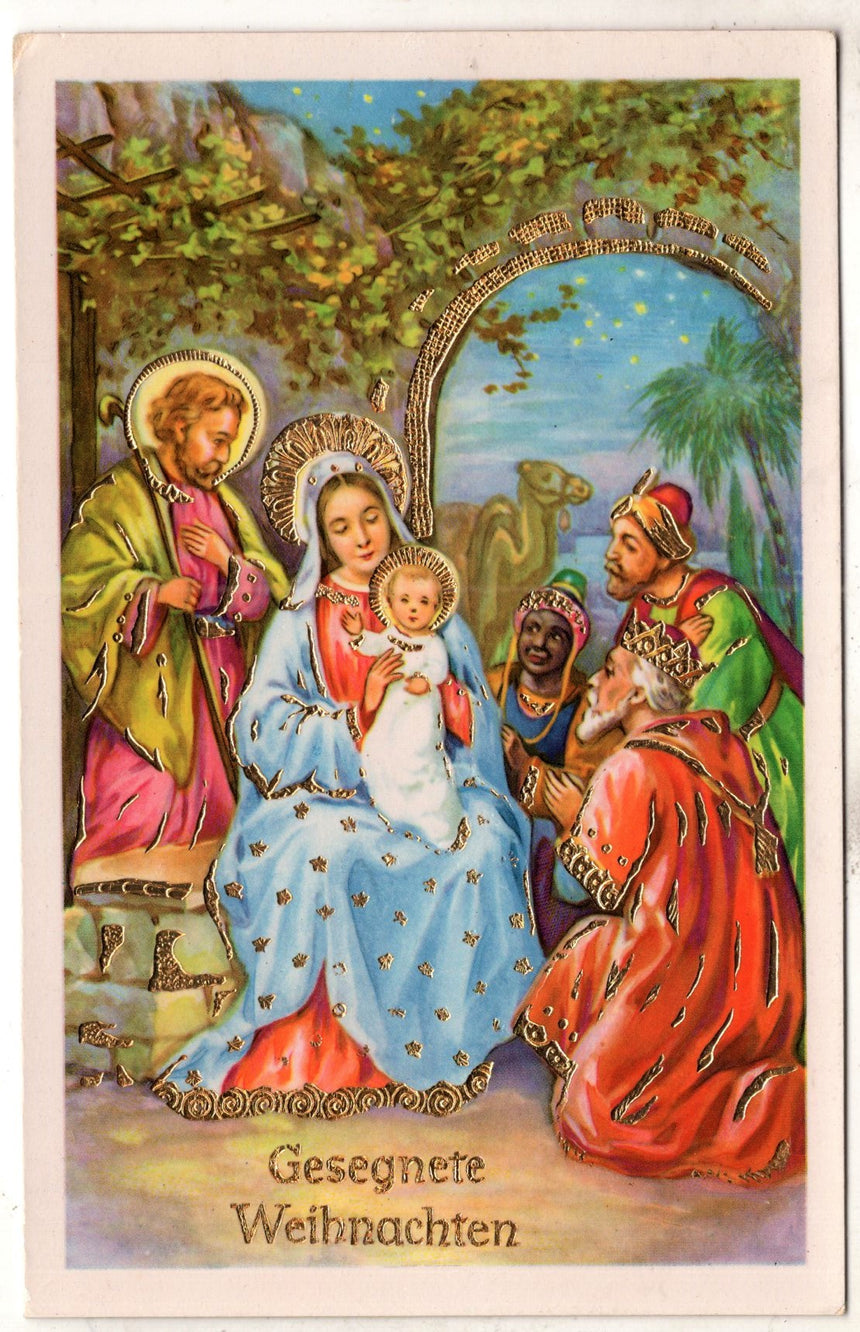 Cartolina Buon Natale / anno. Frohe Weihnachten / Neues Jahr. Merry Christmas & Happy New Year | Collezionissimo