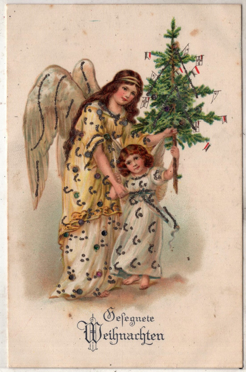 Cartolina Buon Natale / anno. Frohe Weihnachten / Neues Jahr. Merry Christmas & Happy New Year | Collezionissimo