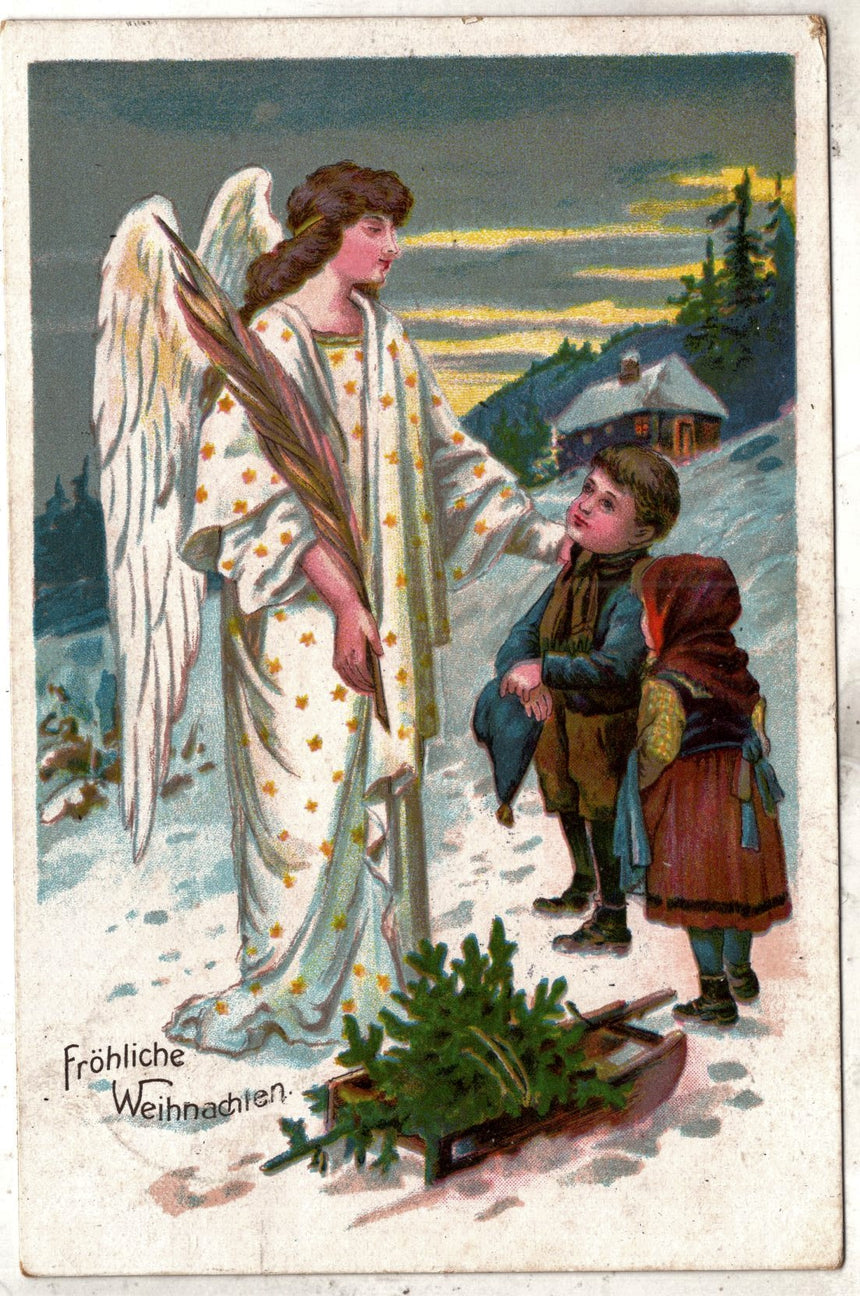 Cartolina Buon Natale / anno. Frohe Weihnachten / Neues Jahr. Merry Christmas & Happy New Year | Collezionissimo