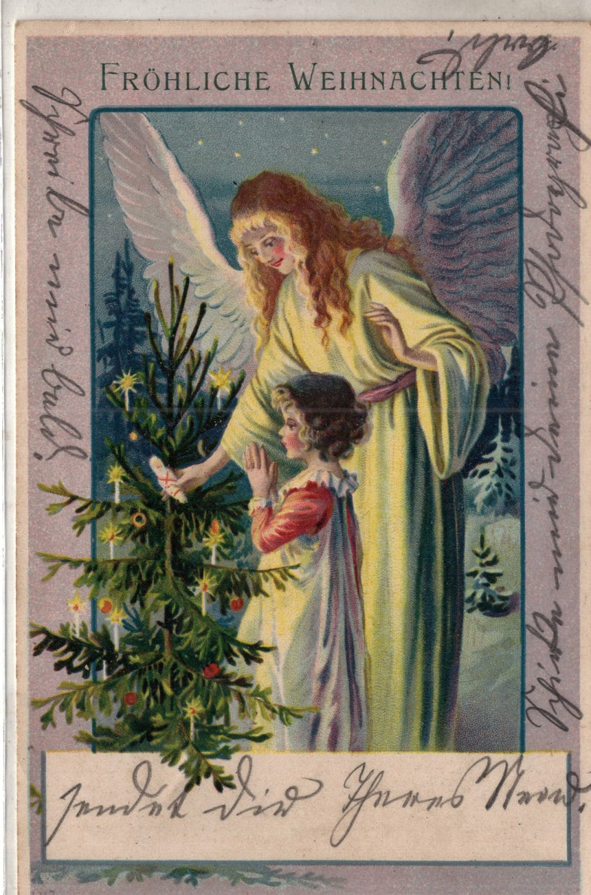 Cartolina Buon Natale / anno. Frohe Weihnachten / Neues Jahr. Merry Christmas & Happy New Year | Collezionissimo