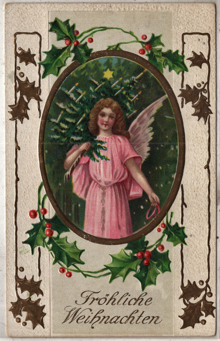 Cartolina Buon Natale / anno. Frohe Weihnachten / Neues Jahr. Merry Christmas & Happy New Year | Collezionissimo