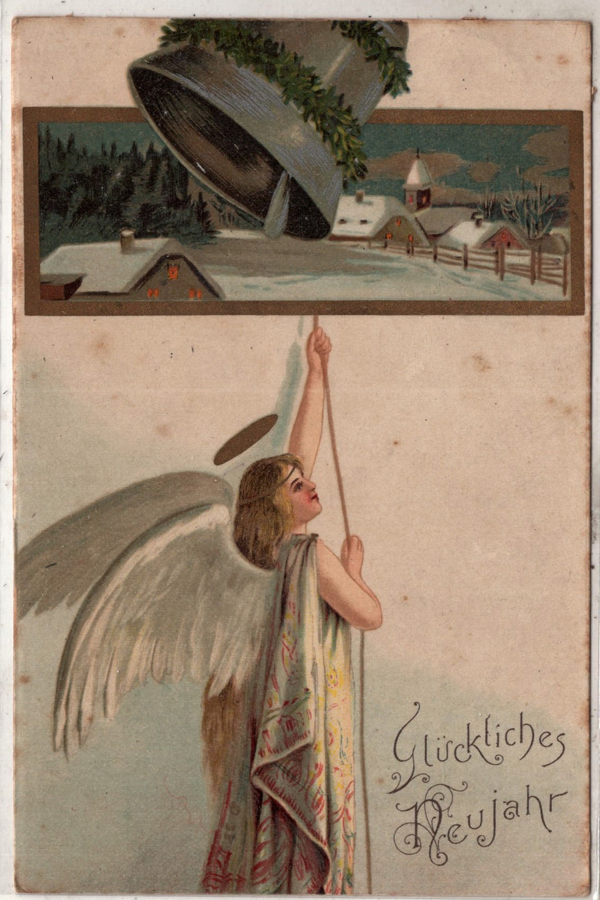 Cartolina Buon Natale / anno. Frohe Weihnachten / Neues Jahr. Merry Christmas & Happy New Year | Collezionissimo