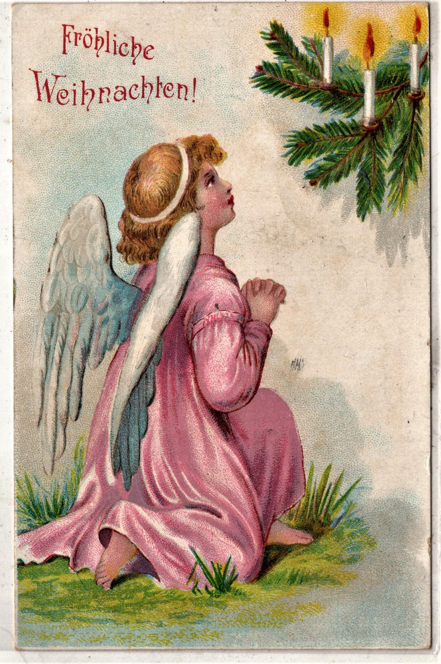 Cartolina Buon Natale / anno. Frohe Weihnachten / Neues Jahr. Merry Christmas & Happy New Year | Collezionissimo