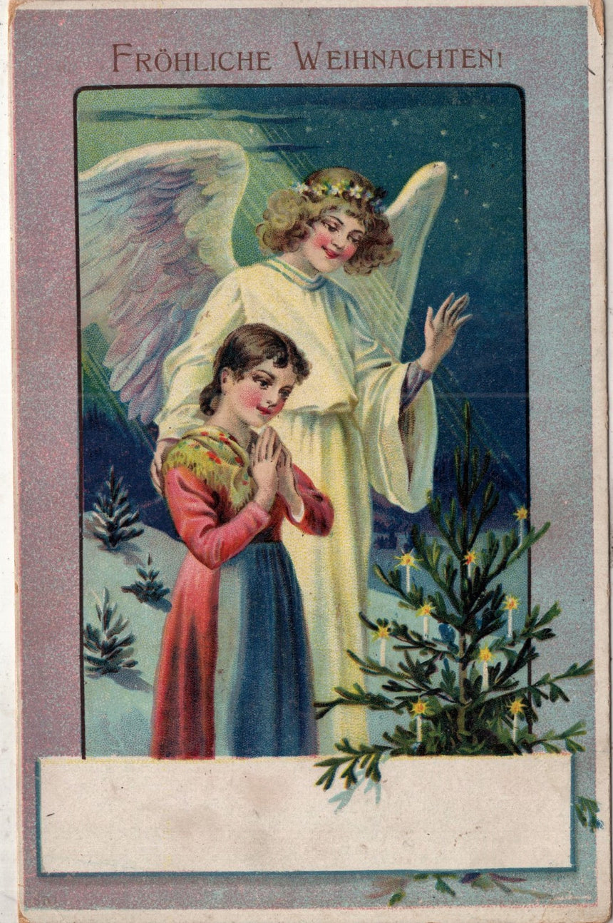 Cartolina Buon Natale / anno. Frohe Weihnachten / Neues Jahr. Merry Christmas & Happy New Year | Collezionissimo