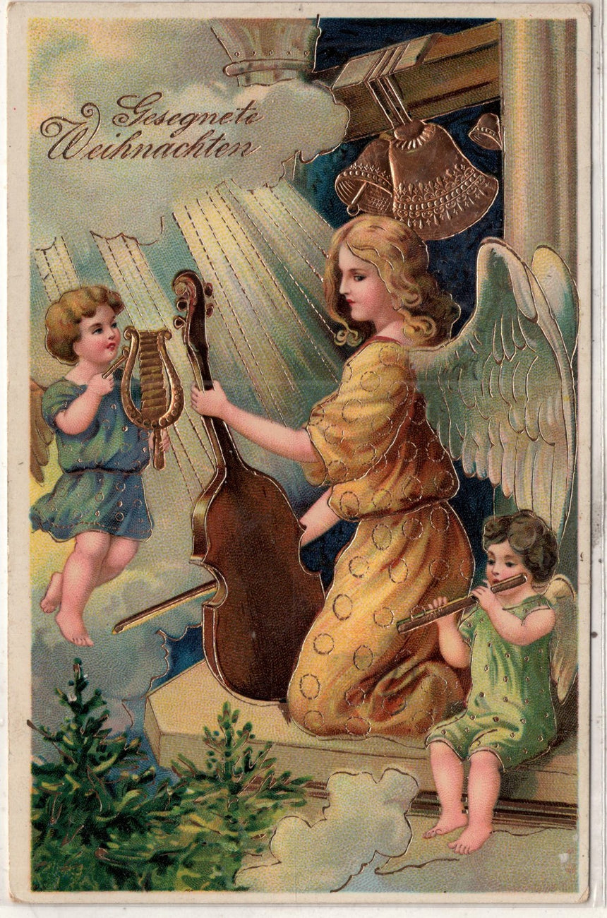 Cartolina Buon Natale / anno. Frohe Weihnachten / Neues Jahr. Merry Christmas & Happy New Year | Collezionissimo