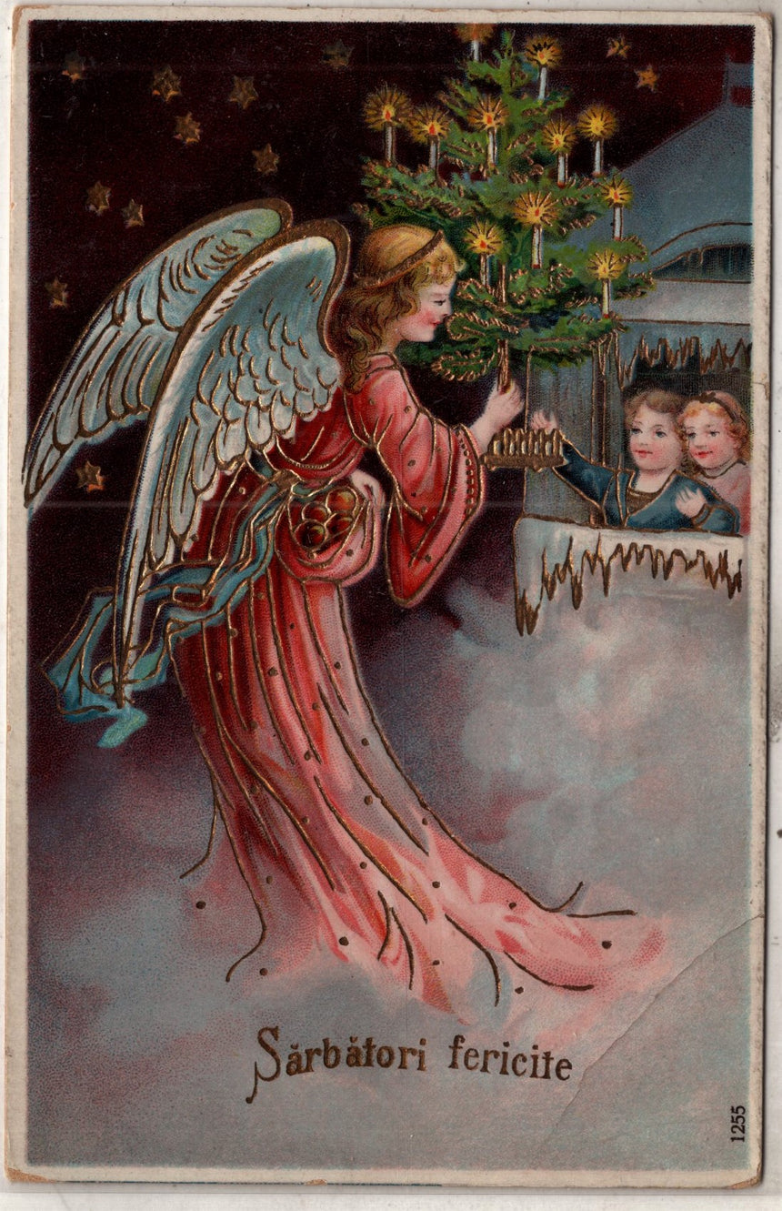 Cartolina Buon Natale / anno. Frohe Weihnachten / Neues Jahr. Merry Christmas & Happy New Year | Collezionissimo