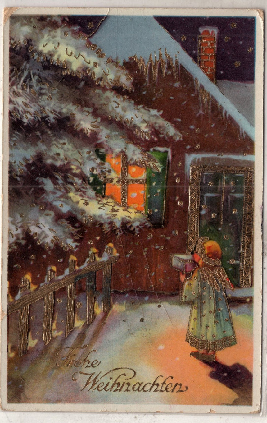 Cartolina Buon Natale / anno. Frohe Weihnachten / Neues Jahr. Merry Christmas & Happy New Year | Collezionissimo