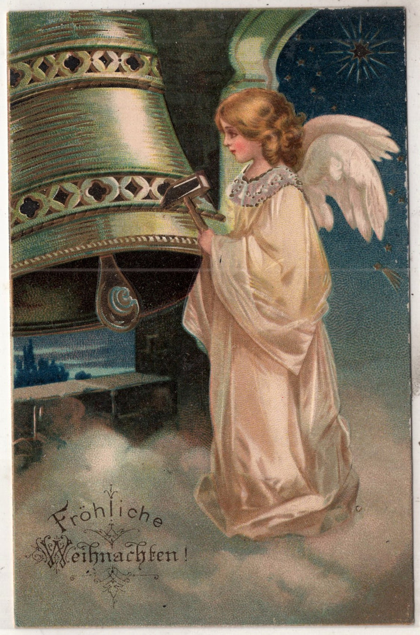 Cartolina Buon Natale / anno. Frohe Weihnachten / Neues Jahr. Merry Christmas & Happy New Year | Collezionissimo