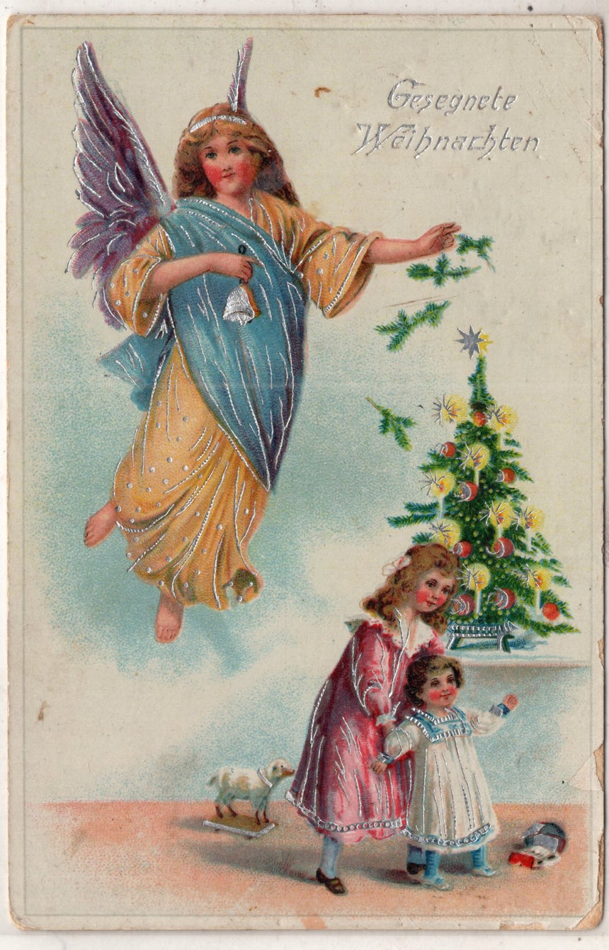 Cartolina Buon Natale / anno. Frohe Weihnachten / Neues Jahr. Merry Christmas & Happy New Year | Collezionissimo