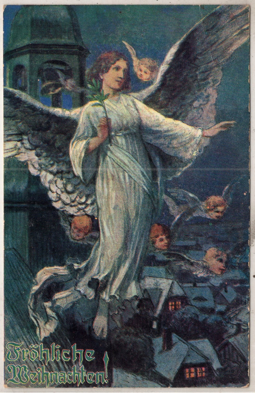 Cartolina Buon Natale / anno. Frohe Weihnachten / Neues Jahr. Merry Christmas & Happy New Year | Collezionissimo