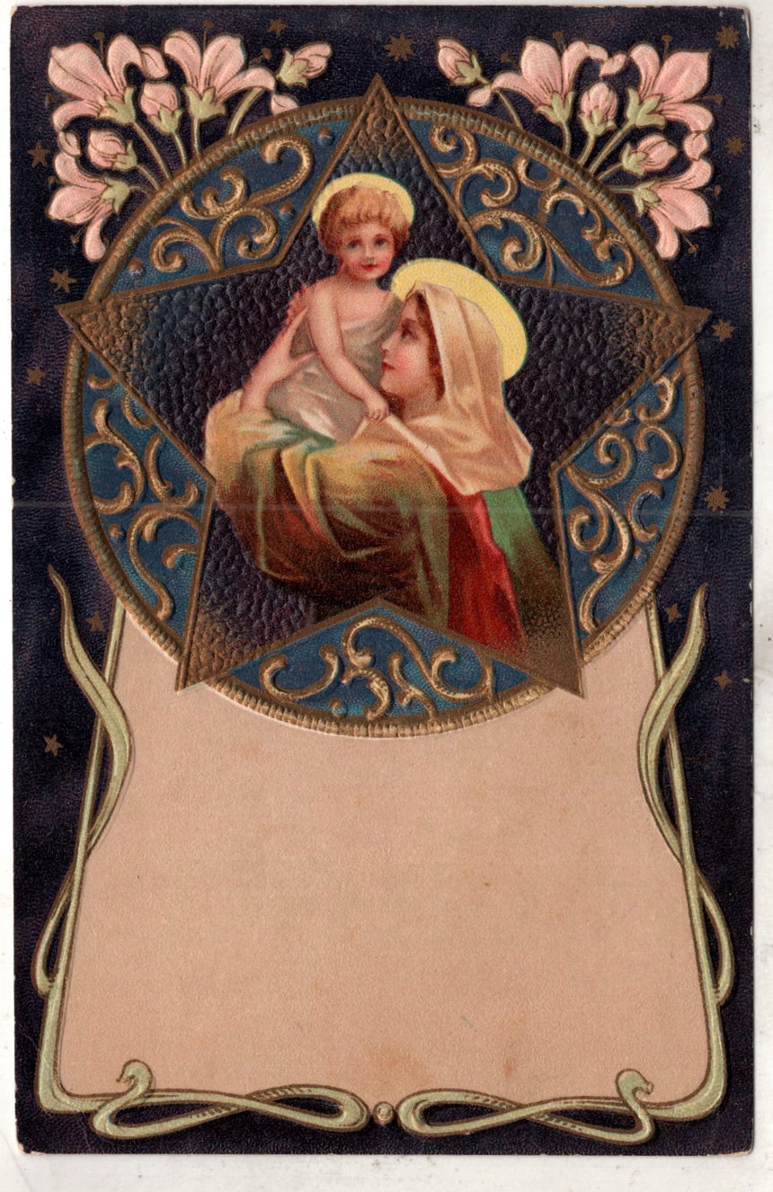 Cartolina Buon Natale / anno. Frohe Weihnachten / Neues Jahr. Merry Christmas & Happy New Year | Collezionissimo