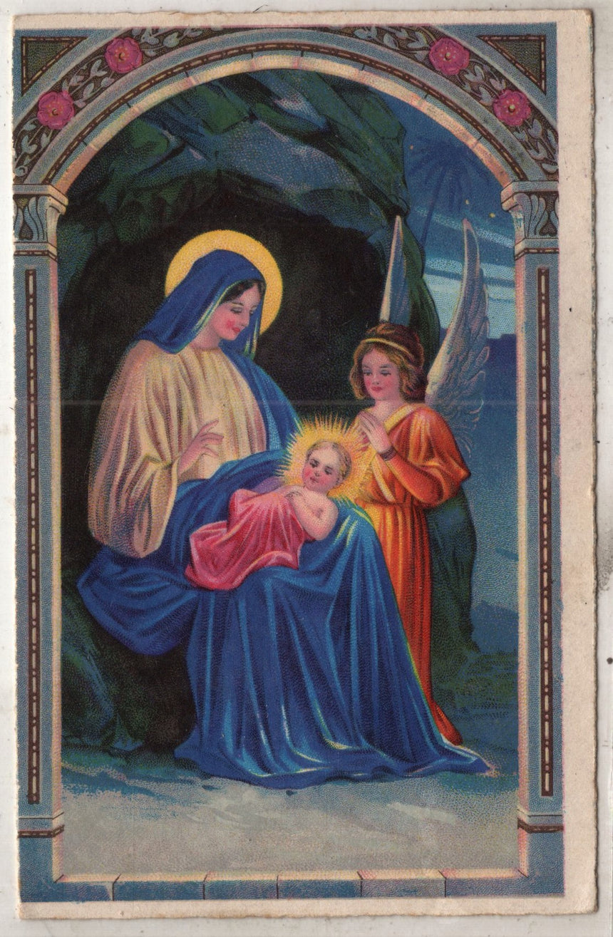 Cartolina Buon Natale / anno. Frohe Weihnachten / Neues Jahr. Merry Christmas & Happy New Year | Collezionissimo