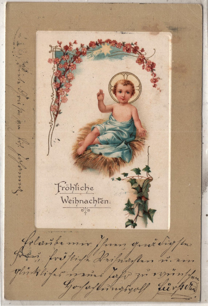 Cartolina Buon Natale / anno. Frohe Weihnachten / Neues Jahr. Merry Christmas & Happy New Year | Collezionissimo