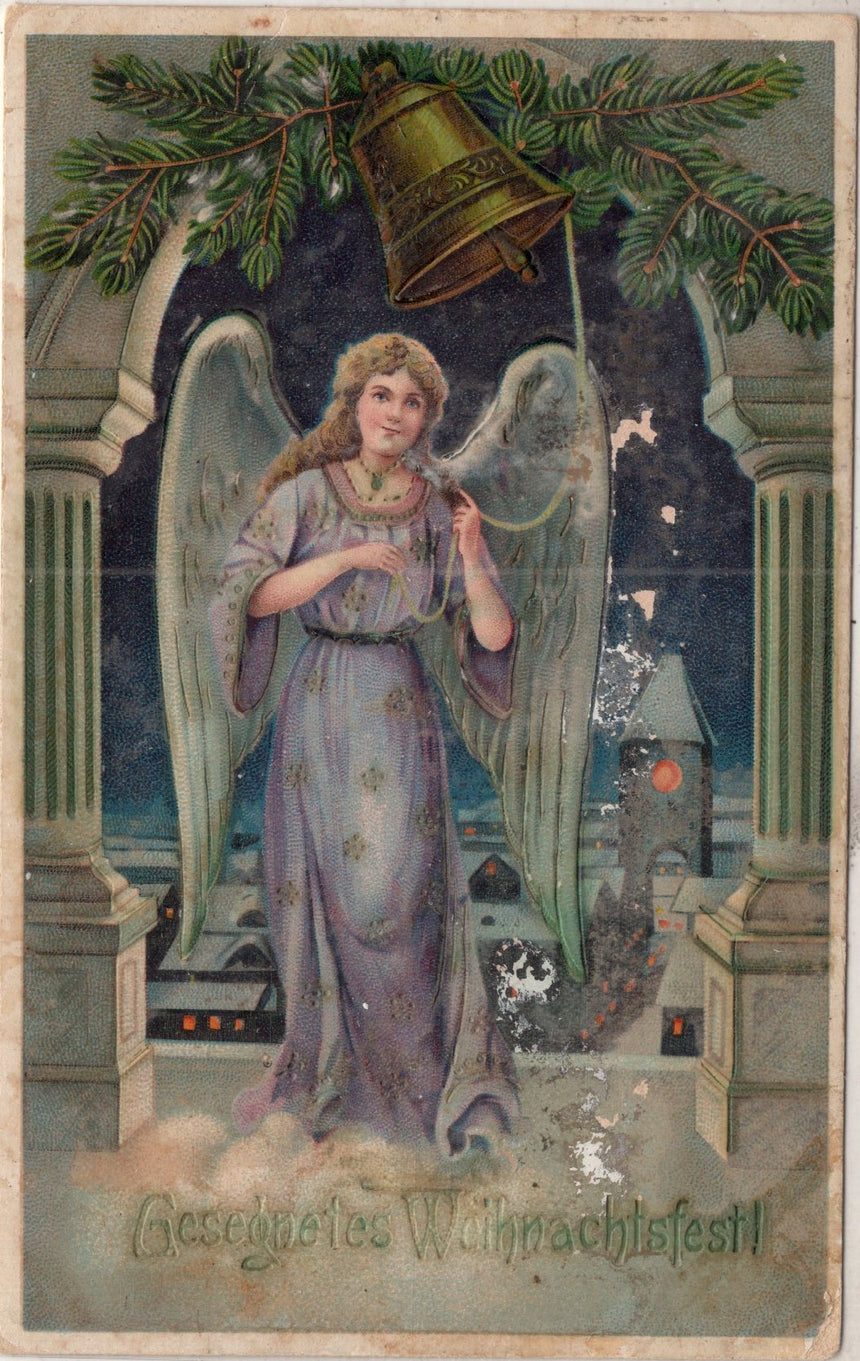 Cartolina Buon Natale / anno. Frohe Weihnachten / Neues Jahr. Merry Christmas & Happy New Year | Collezionissimo