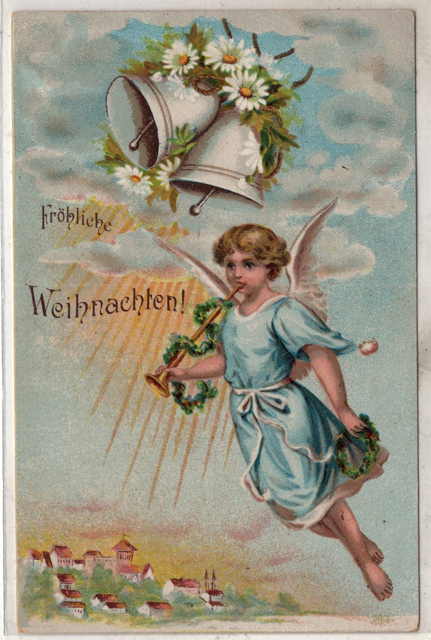 Cartolina Buon Natale / anno. Frohe Weihnachten / Neues Jahr. Merry Christmas & Happy New Year | Collezionissimo