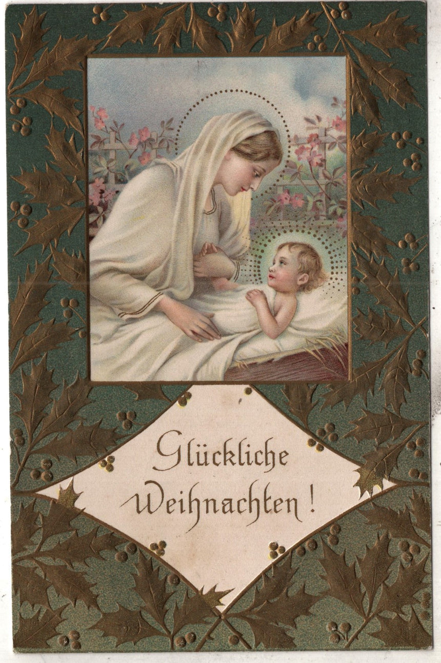 Cartolina Buon Natale / anno. Frohe Weihnachten / Neues Jahr. Merry Christmas & Happy New Year | Collezionissimo